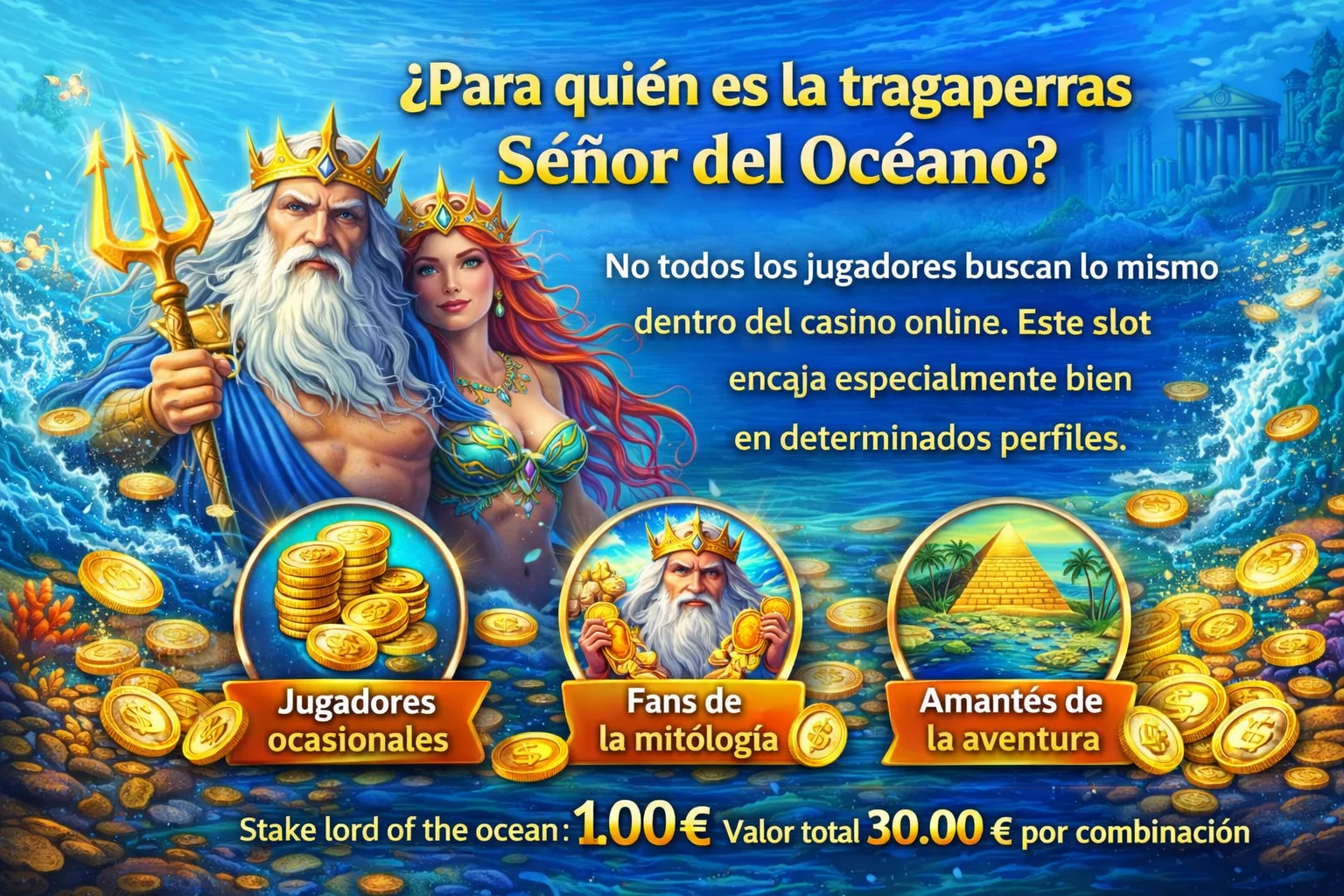 ¿Para quién es la tragaperras Señor del Océano?
